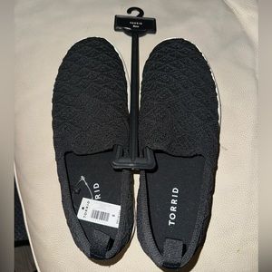Torrid Black Stretch Knit Slipon